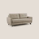 Divano Letto 3 Posti 208x97x96 cm in Tessuto Beige