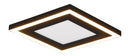 Plafoniera da Interno a LED in Plastica Nero Opaco