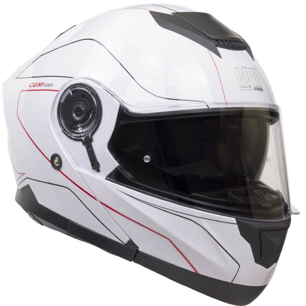 online Casque Intégral pour Scooter Visière Longue CGM Kyoto 506G Blanc Différentes Tailles