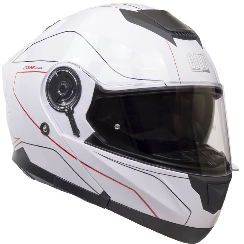 Casco Integrale per Scooter Visiera Lunga CGM Kyoto 506G Bianco Varie Misure
