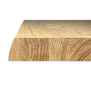 Tavolo Fisso 160x90 cm Tabira Rovere Scortecciato Gambe Antracite      