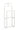Valet Daiki 40x24x106 cm en bois blanc