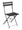 Chaise de Jardin Pliante 42x48x81 cm en Fer Bistrò Anthracite