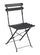 Chaise de Jardin Pliante 42x48x81 cm en Fer Bistrò Anthracite