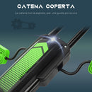 Go Kart a Pedali per Bambini 5-12 Anni 121x58x61 cm in Metallo e PP Verde e Nero   