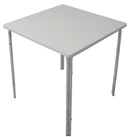 Tavolo Quadrato da Giardino 70x70 cm in Ferro Vorghini Bisceglie Avorio