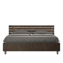 Letto Matrimoniale Testata Doghe Inclinata Ankel Noce Varie Misure