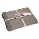 Tovaglia Rettangolare 140x240 cm in Cotone 180 GSM Amelie Tortora