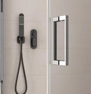 Box Doccia Angolare 1 Anta a Libro in Cristallo Trasparente 6mm H195 Bonussi Eloisa Varie Misure