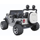 Macchina Elettrica per Bambini 12V 2 Posti Miller Overland Bianca