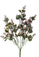 Set 8 Eucalipto Artificiale Plastificato Altezza 42 cm Rosa