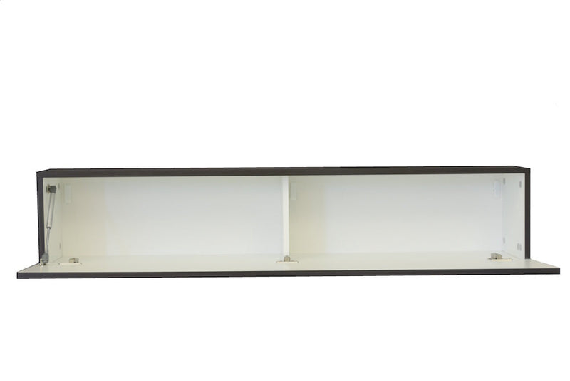 Parete Attrezzata Mobili Salotto 5 Mobili Sospesi 278x31x176cm TFT  Boost Bianco e Beige