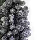 Albero di Natale Artificiale Innevato Monte Vettore Slim Verde Varie Misure