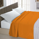 Lenzuolo Sopra in Tinta Unita Zucca Singolo