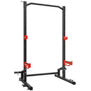 Rack Squat 500 kg 105x157x205 cm con Barra Trazioni e Supporto Bilanciere Regolabile in Acciaio      