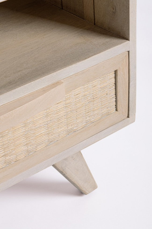 Comodino 1 Cassetto 55x35x45h cm Sahana 