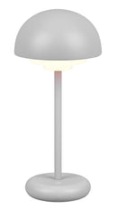 Lampada da Tavolo da Esterno a LED in Plastica Grigio intenso