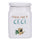 Pot de Pois Chiches 9,5x9,5x14,5 cm en New Bone China VdE Tivoli 1996 Le Travisate Blanc