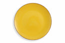 Set 6 Piatti Piani Ø27,5x3 cm in Gres Villa d'Este Home Tivoli New Baita Gialli