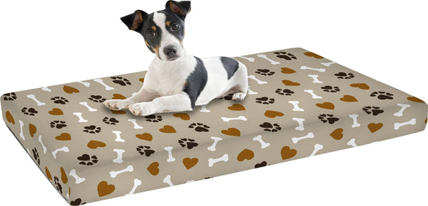 sconto Dogs World Beige Matelas Rembourré pour Chiens et Chats Différentes Tailles