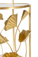 Carrello Flow 60x76x46 cm in Ferro e MDF Oro