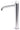 Mitigeur Lavabo Haut Monocommande en Acier Inoxydable Satiné Poignée Neve