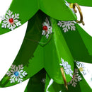 Arco in Metallo alberi con cancello verde cm 285x80xh300