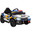 Macchina Elettrica per Bambini Polizia con Sirena e Luci di Segnalazione 12V Multicolore  