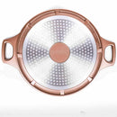 Batteria di Pentole 14 Pezzi in Pietra Lavica Antiaderente Induzione