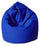 Pouf Pouf en Similicuir Bleu Avalli