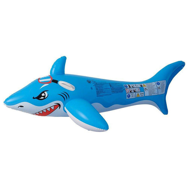 prezzo Matelas à chevaucher gonflable en forme de requin Jilong pour enfants 180x98 cm