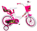 Bicicletta per Bambina 14” 2 Freni Masha e Orso Bianca