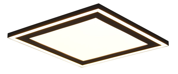 prezzo Plafoniera da Interno a LED in Plastica Nero Opaco