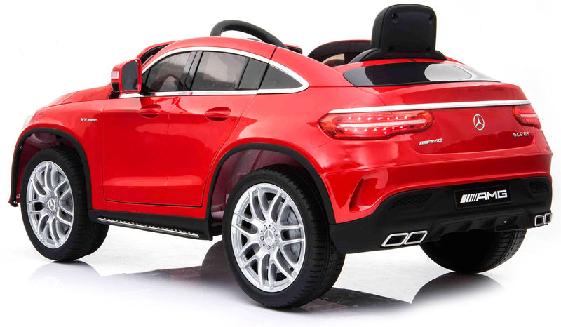 Macchina Elettrica per Bambini 12V Mp4 con Licenza Mercedes GLE 63 AMG Coupè Rossa