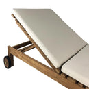 Cuscino per Lettino Prendisole Elafonisi Sfoderabile Spesso 5 cm Crema      