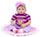 Kidfun Real Baby Yolanda Reborn Poupée Féminine Vinyle Réaliste 30cm Assis
