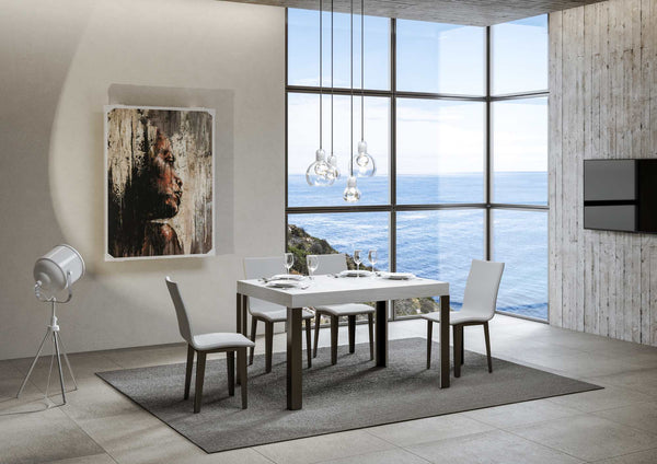 Tavolo 130x90x77 cm Tavolo Linea Fix Bianco Frassino online