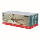 Ventilatore da Soffitto con 5 Pale e 3 Lampade Ø130cm 3 Velocità  Kooper Windy
