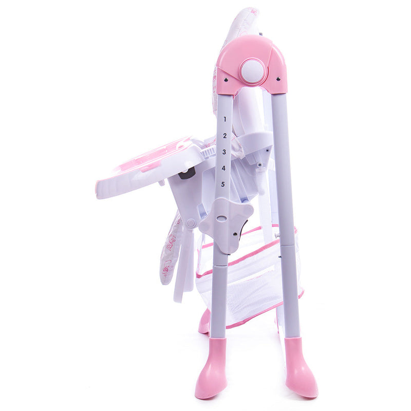 Seggiolone per Bambini 6 Altezze Trupia Yayo Rosa