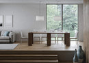 Consolle Allungabile 78-299x47x80 cm in Nobilitato Marrone
