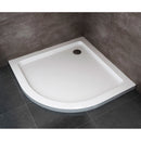 Piatto Doccia Semicircolare H5cm in ABS Rinforzato Bianco Varie Misure
