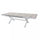 Table Extensible Djerba 200/260x100x75 h cm en Aluminium Blanc