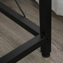 Scrivania da Ufficio ad Angolo Porta PC 150x150x75 cm in Legno e Metallo  Nero e Marrone