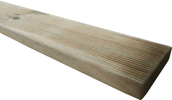 Confezione 7 Pezzi Profilo Liscio-Zigrinato 1,9x9,3x240 cm in Legno di Pino Impregnato sconto