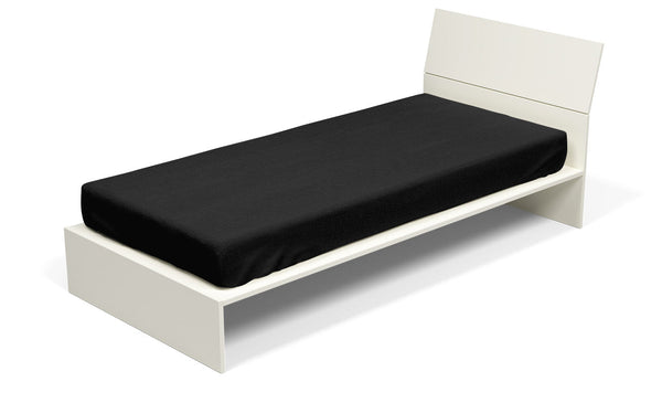 Drap-housse avec élastique Couleur unie Noir sconto