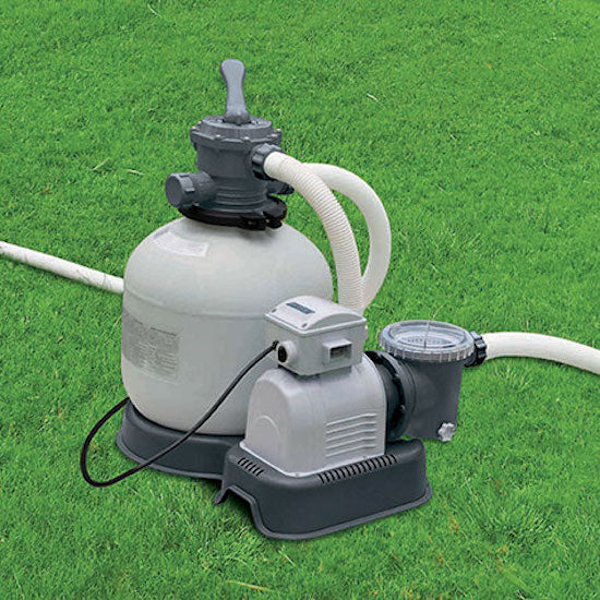 sconto Pompe à Sable pour Piscines 10.000 L/h Moteur 1CV 220V Intex