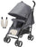 Poussette Enfant Pliable Légère avec Sac Nemo Gris et Crème