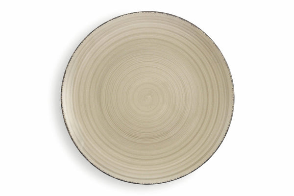 sconto Set de 6 Assiettes Plates en Grès Ø27 cm VdE Tivoli 1996 Gris New Baita
