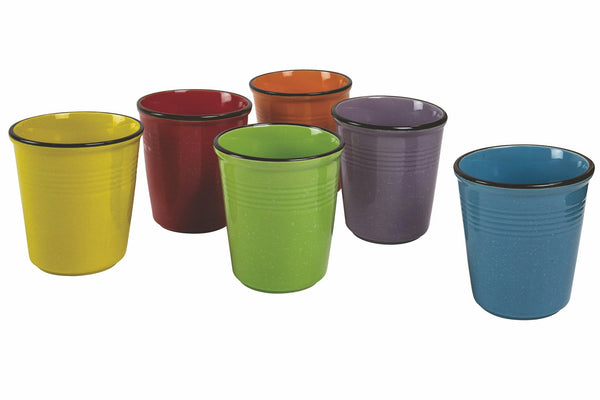 acquista Set de 6 Verres à Eau en Céramique 350 ml VdE Tivoli 1996 Baita