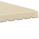 Tetto di Ricambio per Gazebo da Giardino 3x3m in Poliestere Beige